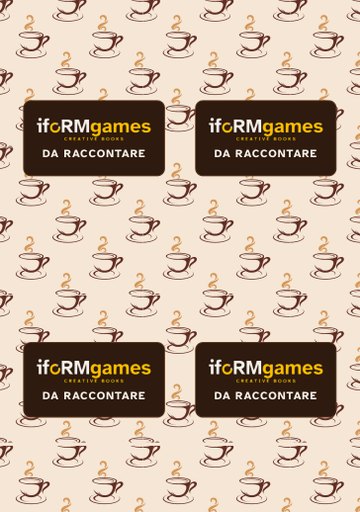 Il retro delle carte, con le tazzine e il marchio ifoRMgames